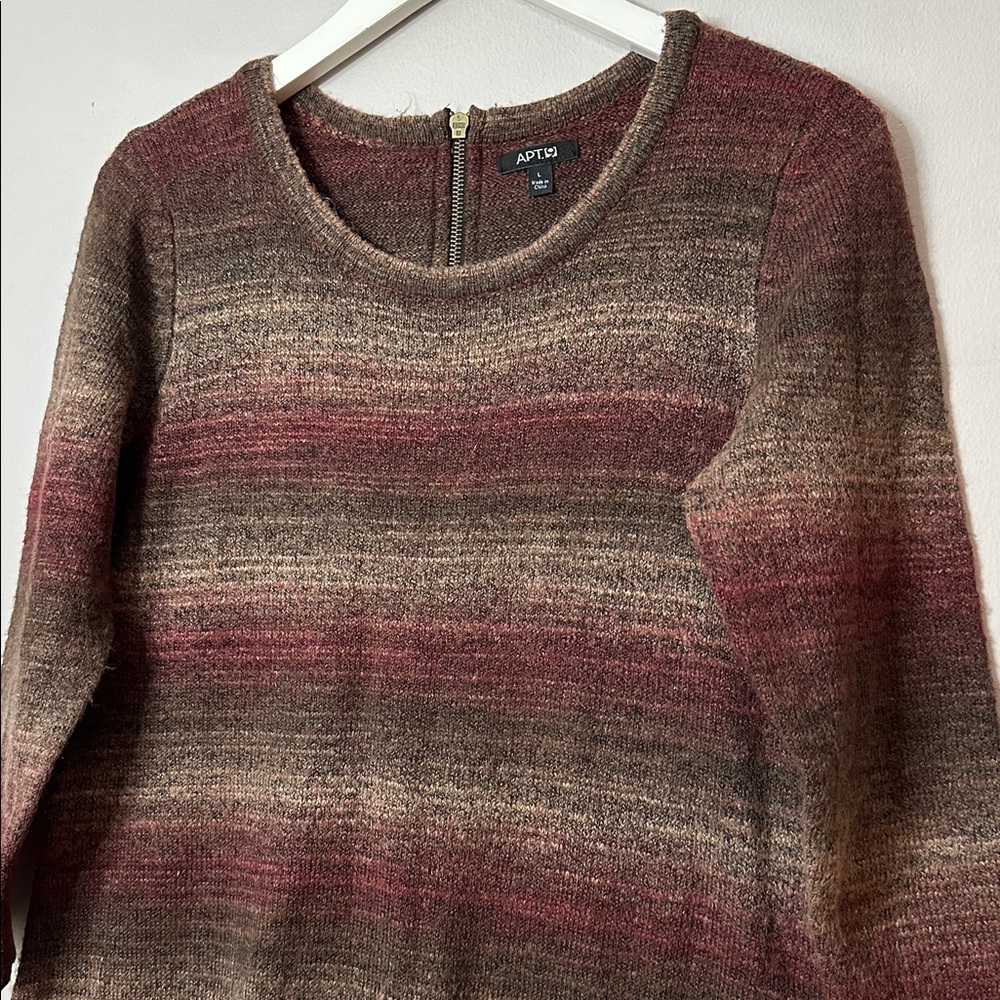 Apt. 9 brown ombre sweater dress.size L - Picture 2 of 6